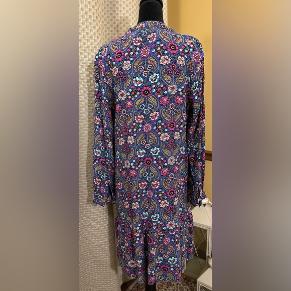 NWOT. Matilda Jane Thoughts & Dreams Floral Patterned Blue Dress - Picture 4 of 6